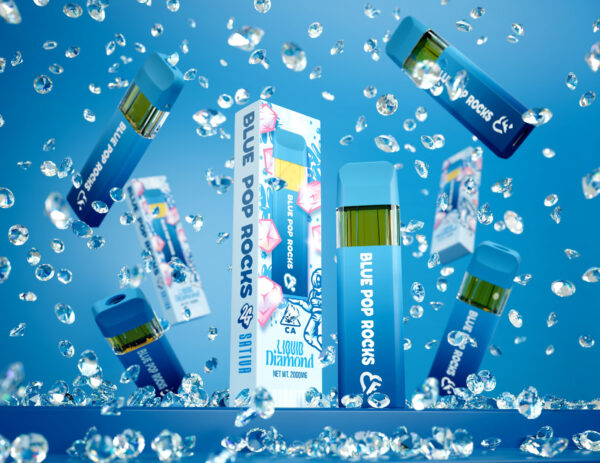 Favorites Blue Pop Rocks 2g liquid diamond disposable