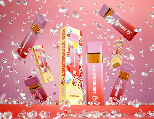 Favorites Red Starburst 2g liquid diamond disposable