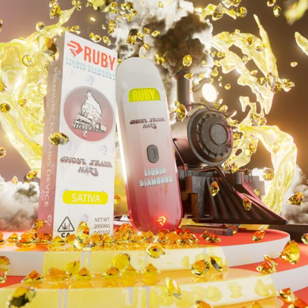 Ruby Disposable 2 Gram Liquid Diamonds Ghost Train Haze [sativa]