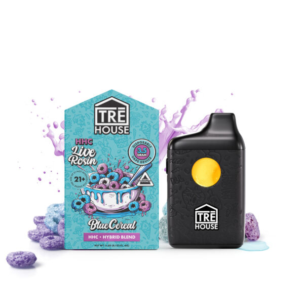 Blue Cereal Hybrid Live Rosin HHC Vape Pen